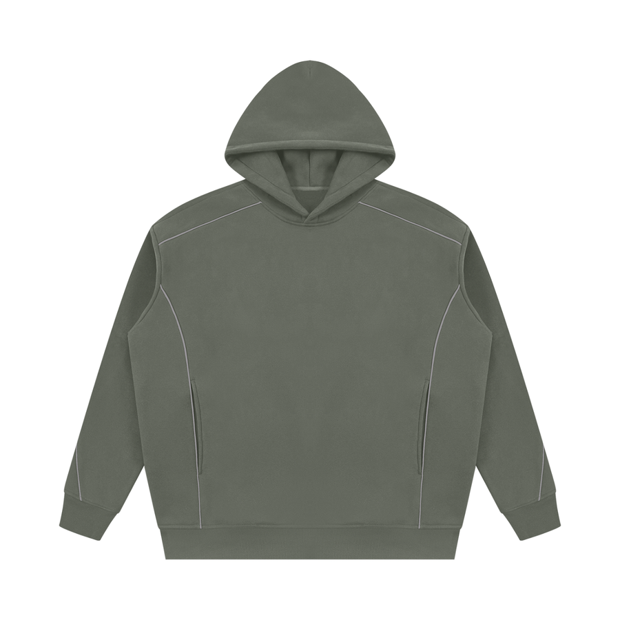 Hoodie Oversize à Liserés