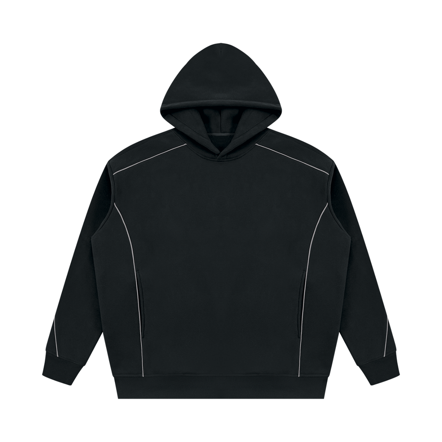 Hoodie Oversize à Liserés