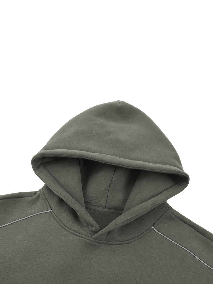 Hoodie Oversize à Liserés