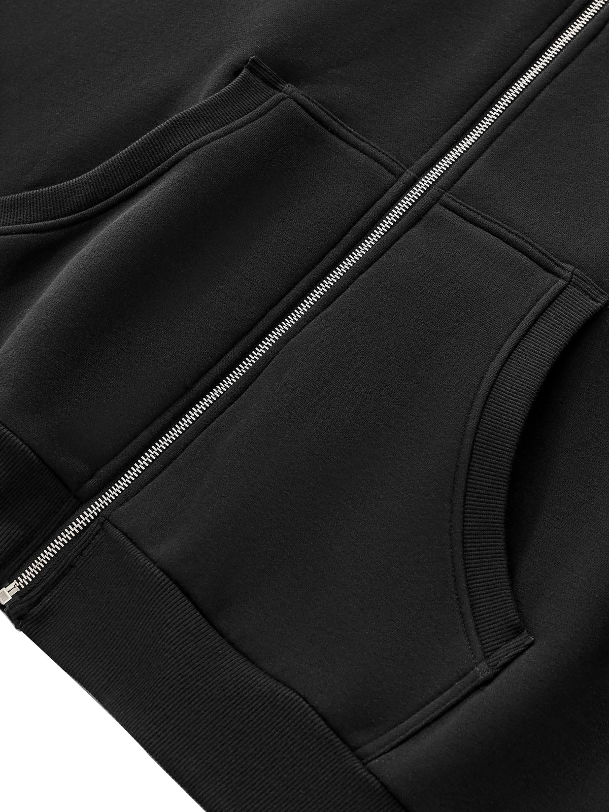 Hoodie Zippé Boxy