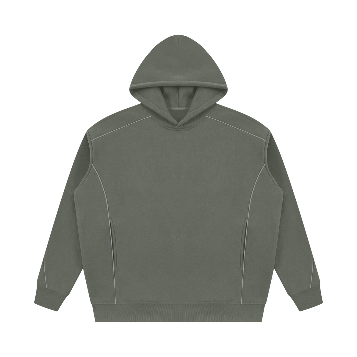 Hoodie Oversize à Liserés