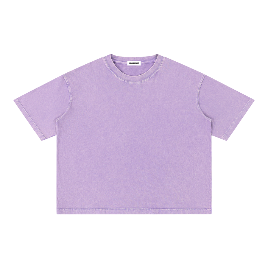 T-shirt Boxy Délavé