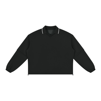 Sweat Boxy à Col Amovible