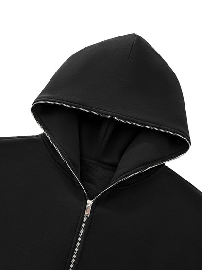 Hoodie Zippé Boxy
