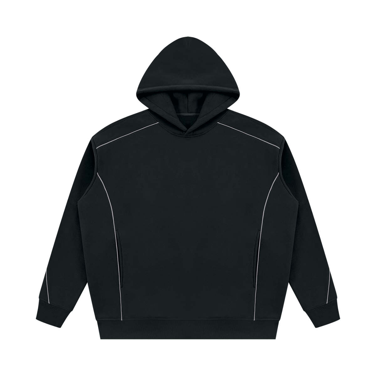Hoodie Oversize à Liserés