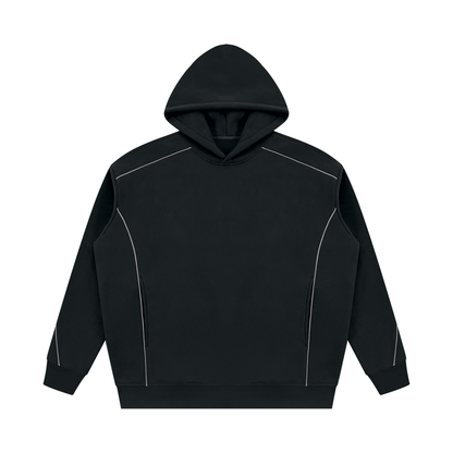 Hoodie Oversize à Liserés