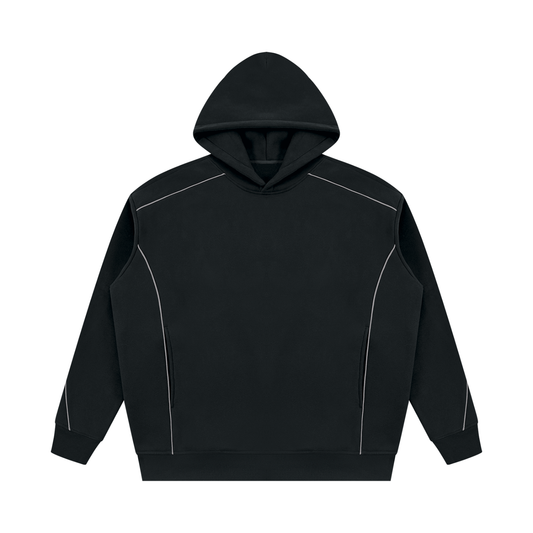 Hoodie Oversize à Liserés