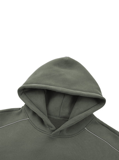 Hoodie Oversize à Liserés