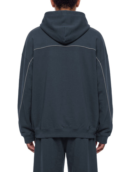 Hoodie Oversize à Liserés