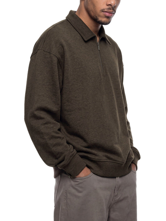 Sweat Quarter-Zip Boxy