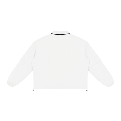 Sweat Boxy à Col Amovible