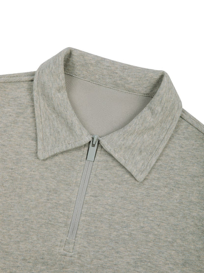 Sweat Quarter-Zip Boxy