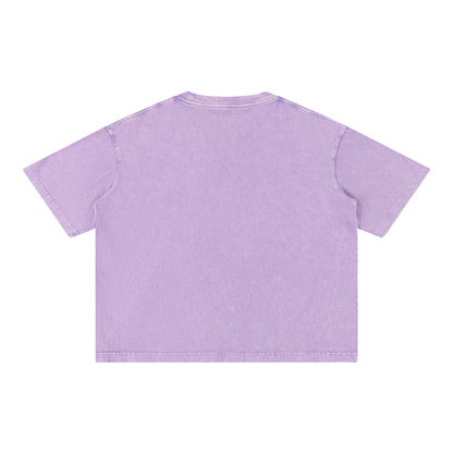 T-shirt Boxy Délavé