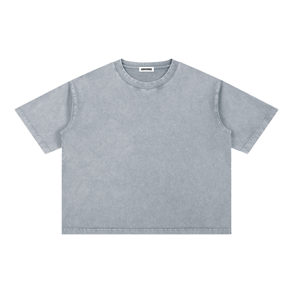 T-shirt Boxy Délavé