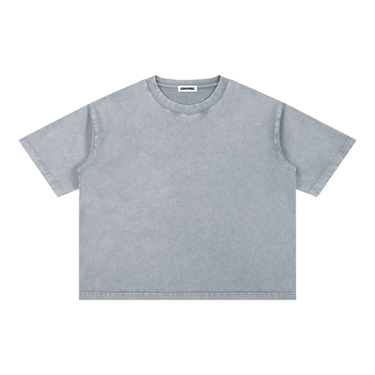 T-shirt Boxy Délavé