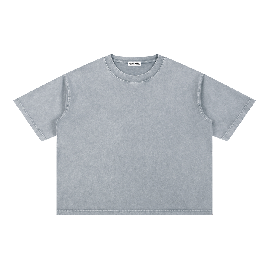 T-shirt Boxy Délavé