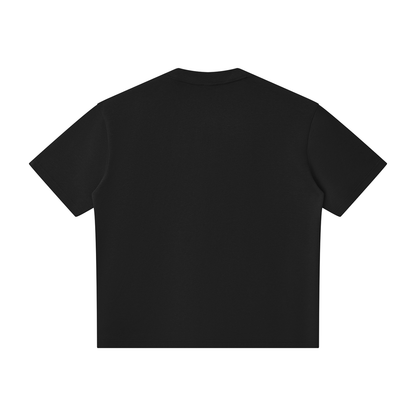 T-shirt Henley Oversize à Liserés