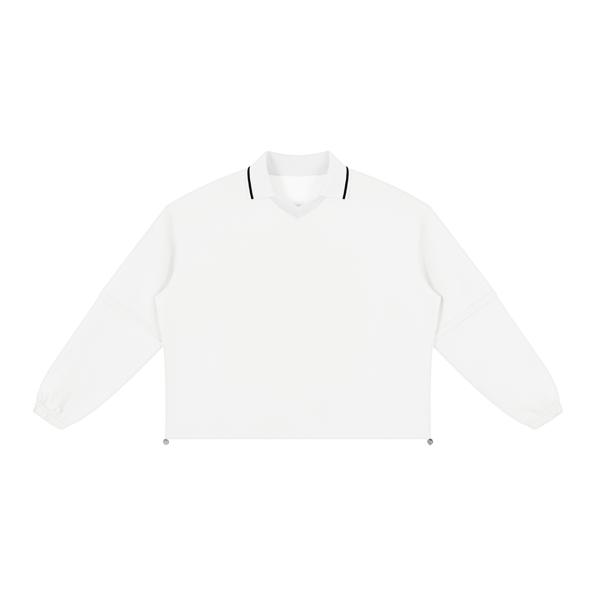 Sweat Boxy à Col Amovible