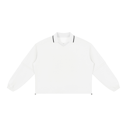 Sweat Boxy à Col Amovible