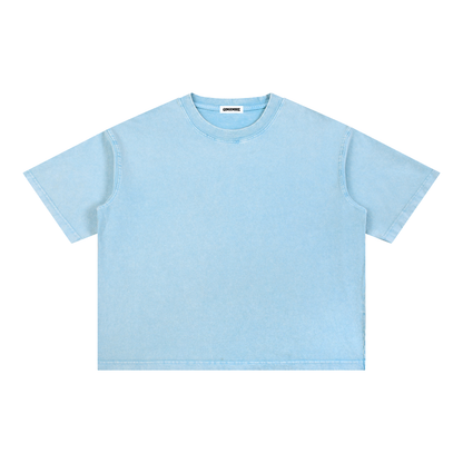 T-shirt Boxy Délavé