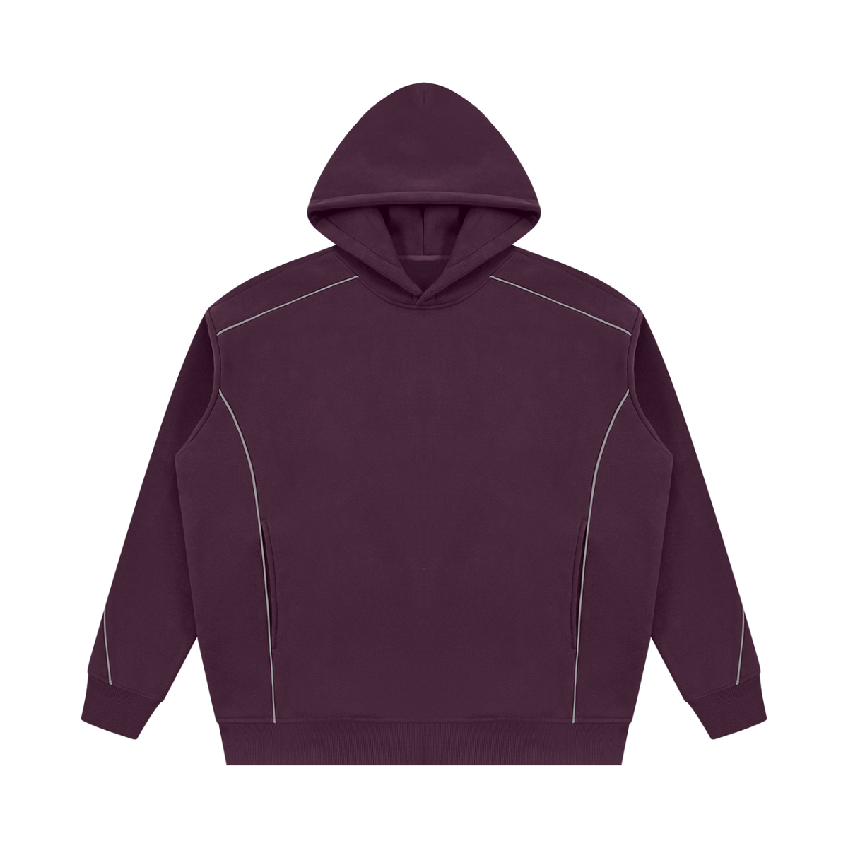 Hoodie Oversize à Liserés