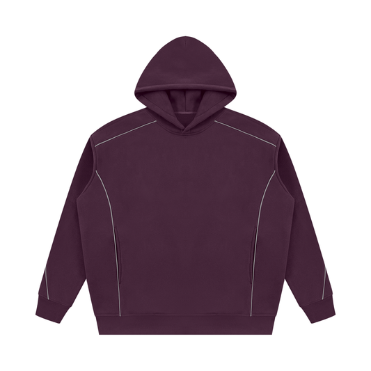 Hoodie Oversize à Liserés