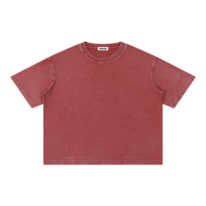 T-shirt Boxy Délavé