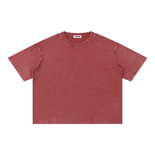 T-shirt Boxy Délavé