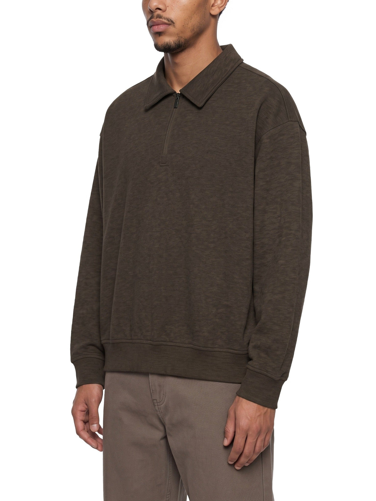 Sweat Quarter-Zip Boxy