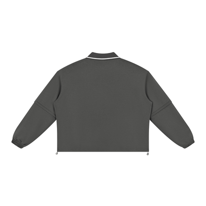 Sweat Boxy à Col Amovible