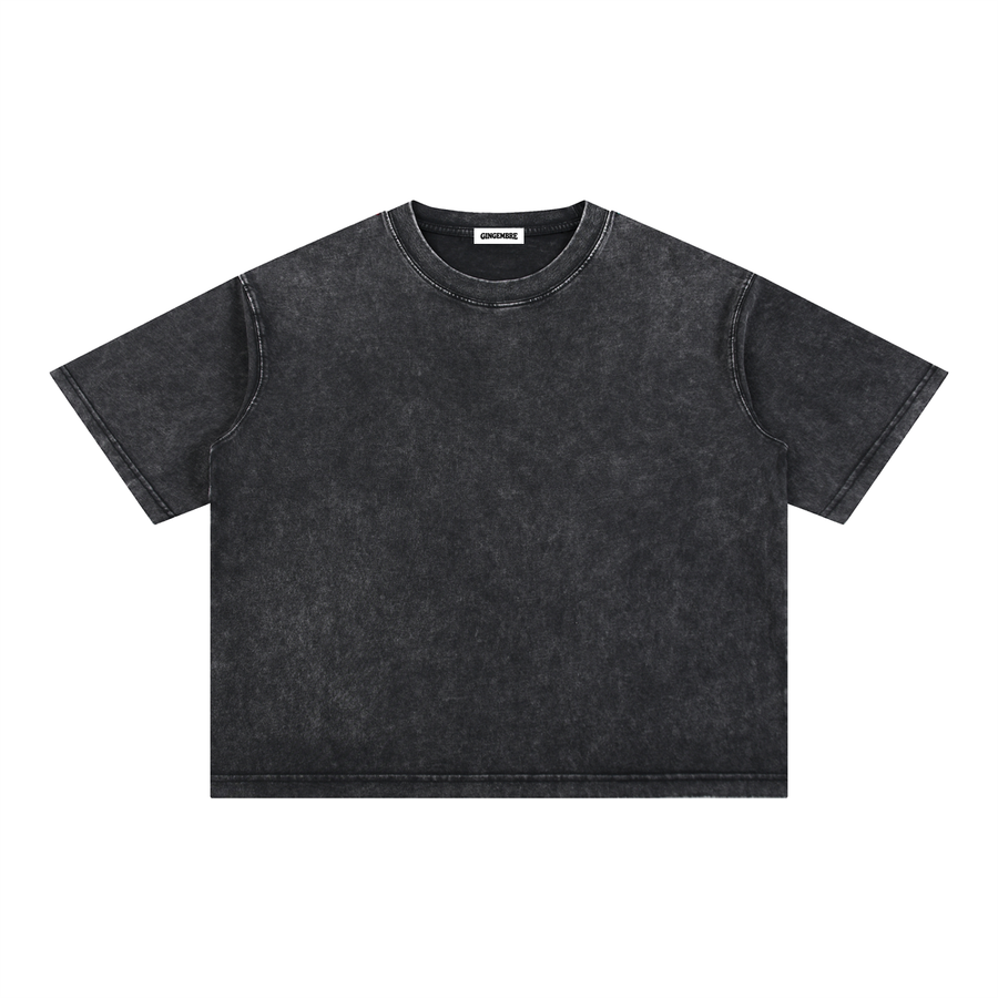 T-shirt Boxy Délavé