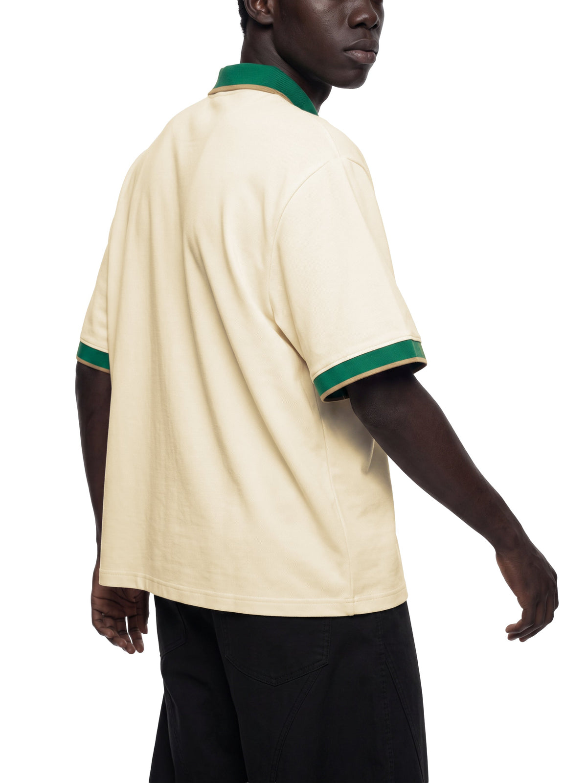 Polo à Col Contrasté