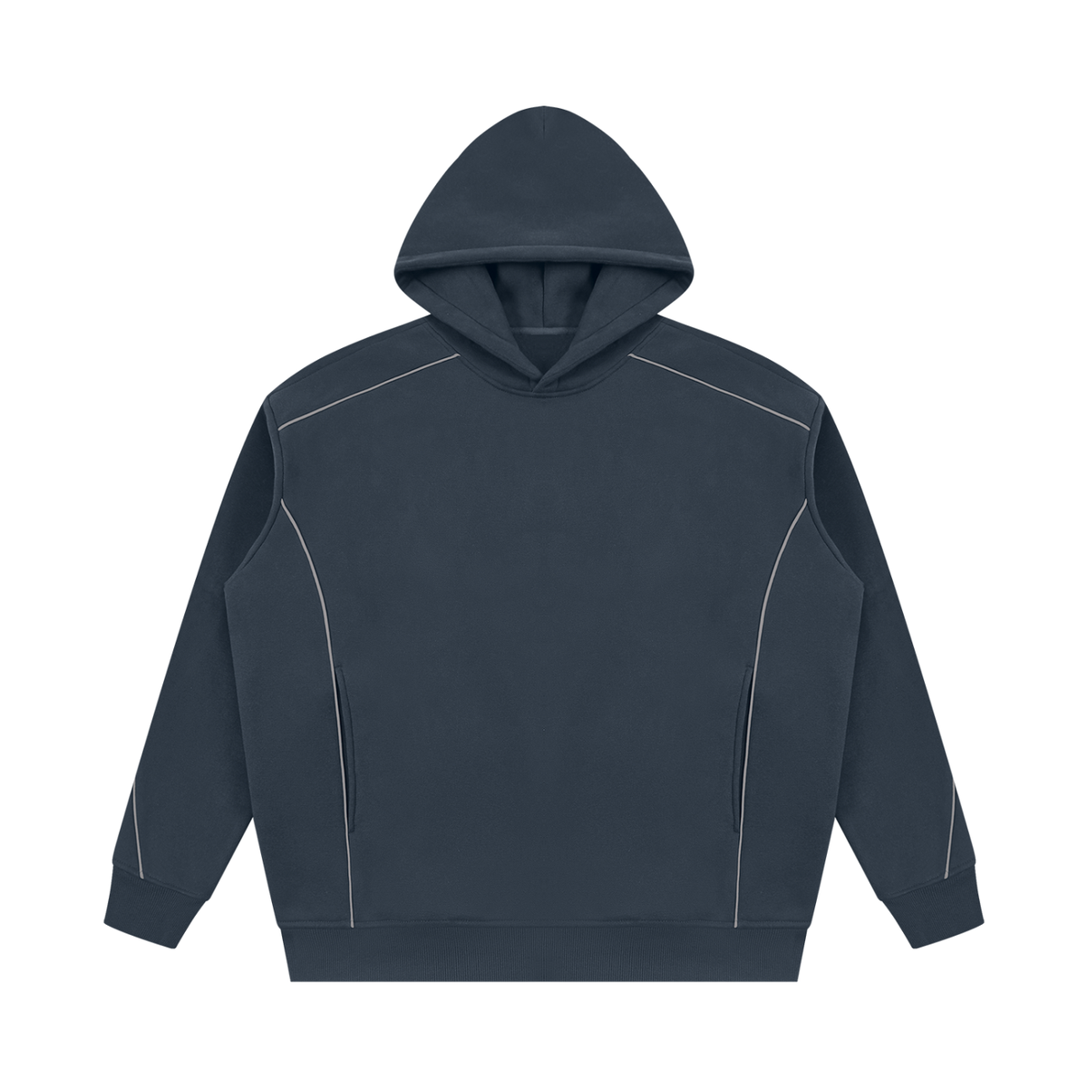 Hoodie Oversize à Liserés