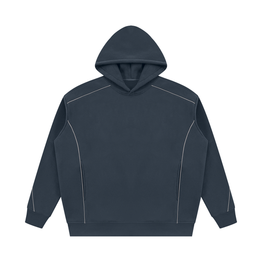 Hoodie Oversize à Liserés