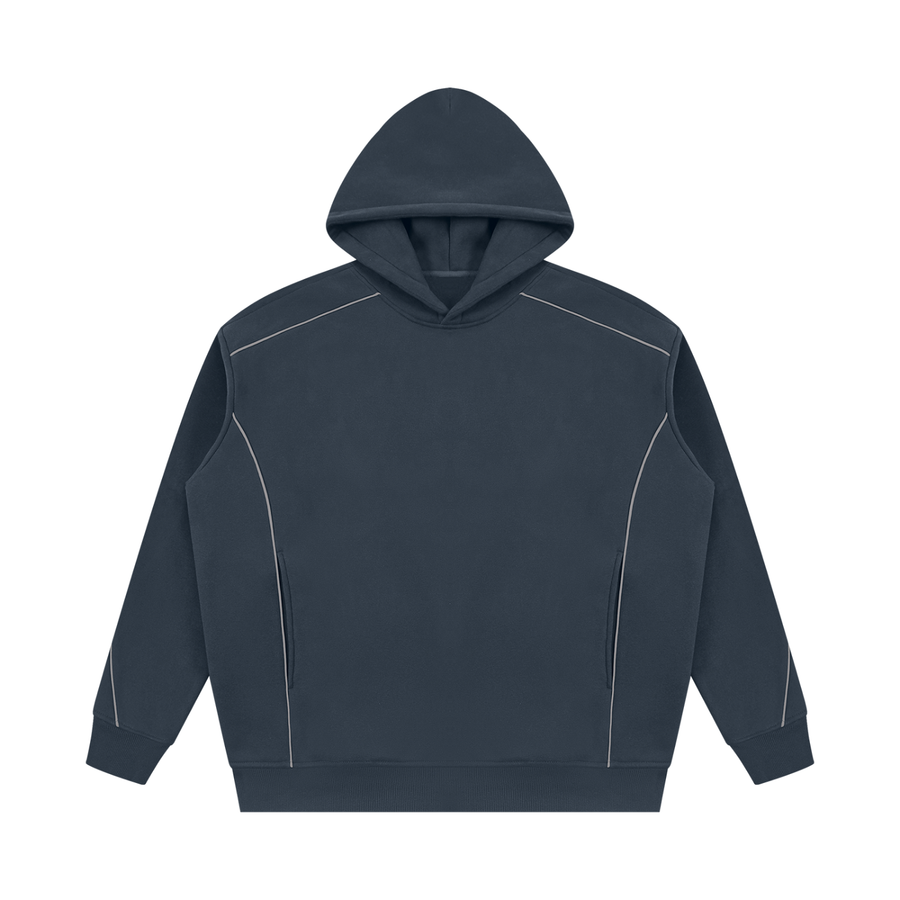 Hoodie Oversize à Liserés