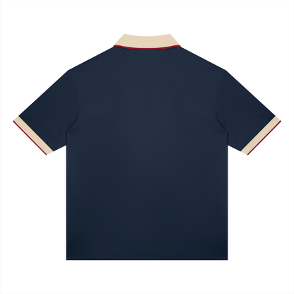 Polo à Col Contrasté