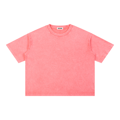 T-shirt Boxy Délavé