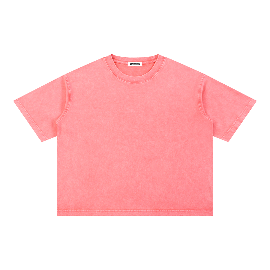 T-shirt Boxy Délavé