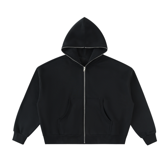 Hoodie Zippé Boxy