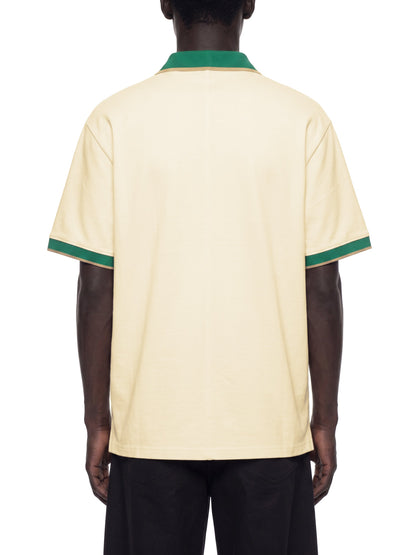 Polo à Col Contrasté