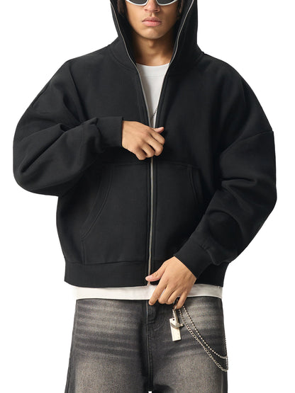Hoodie Zippé Boxy