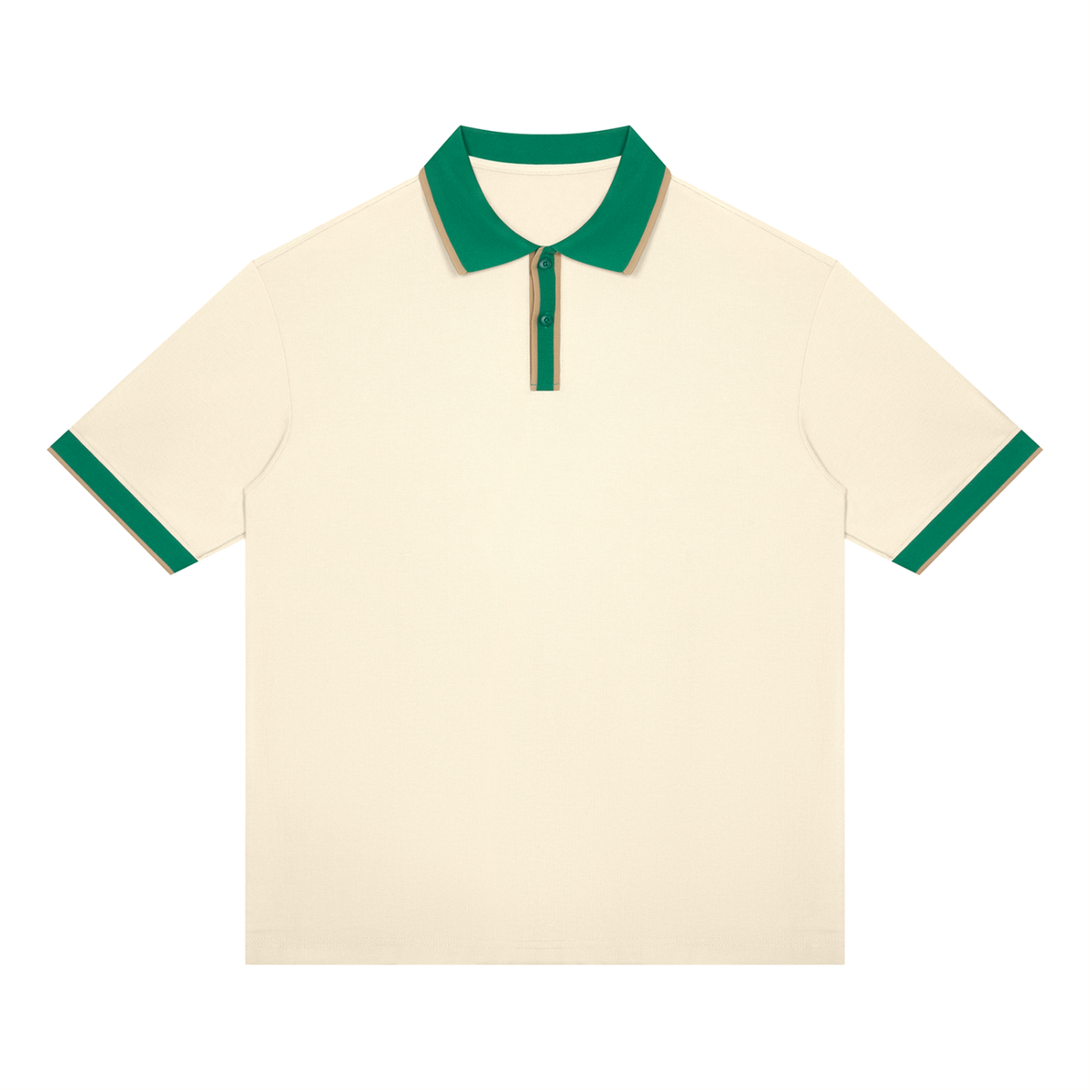 Polo à Col Contrasté
