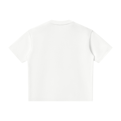 T-shirt Henley Oversize à Liserés