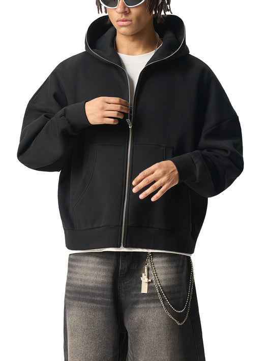 Hoodie Zippé Boxy